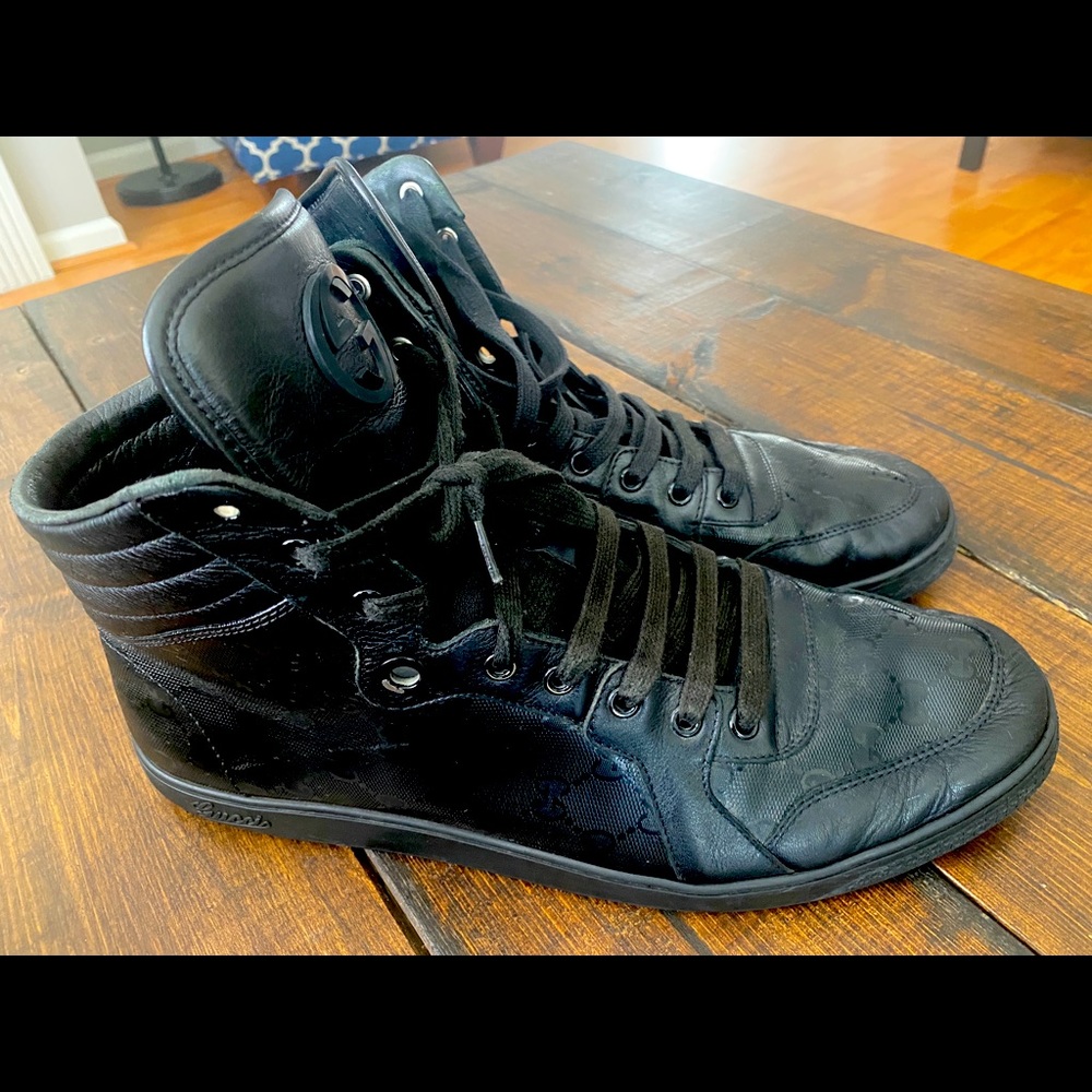 Gucci GG High Top Leather